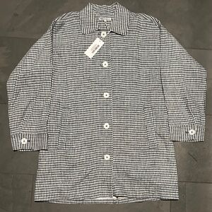 Reformation Wilfred Linen Gingham Jacket